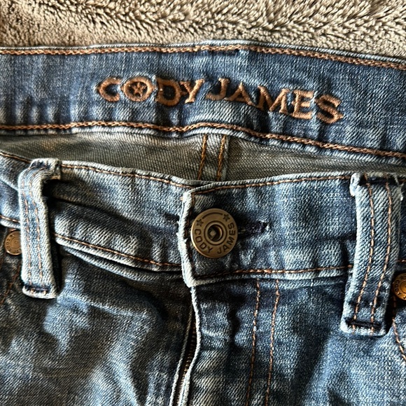 Men's Relaxed Fit Cody James Blue Jeans 34w/34l - Picture 2 of 8